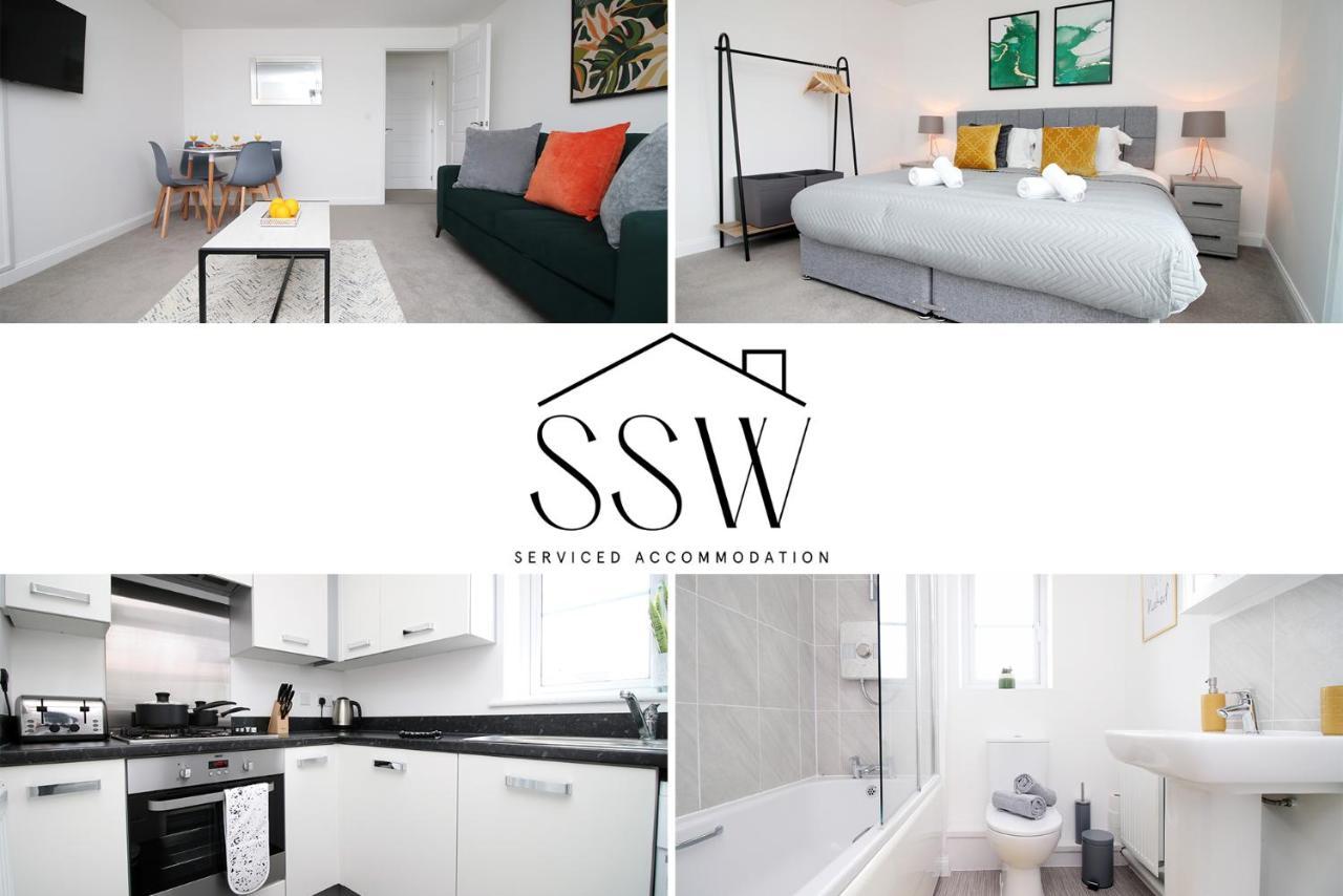No 43 Stadium Views By Ssw - 2Br, Parking, Sleeps 4, 3Min Walk To Stadium, 10Min Drive To City Centre, Marina And Close To M4 Morriston ภายนอก รูปภาพ